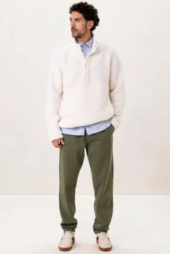 Witte teddy sweater