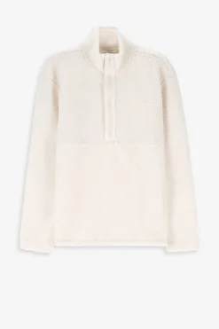 Witte teddy sweater