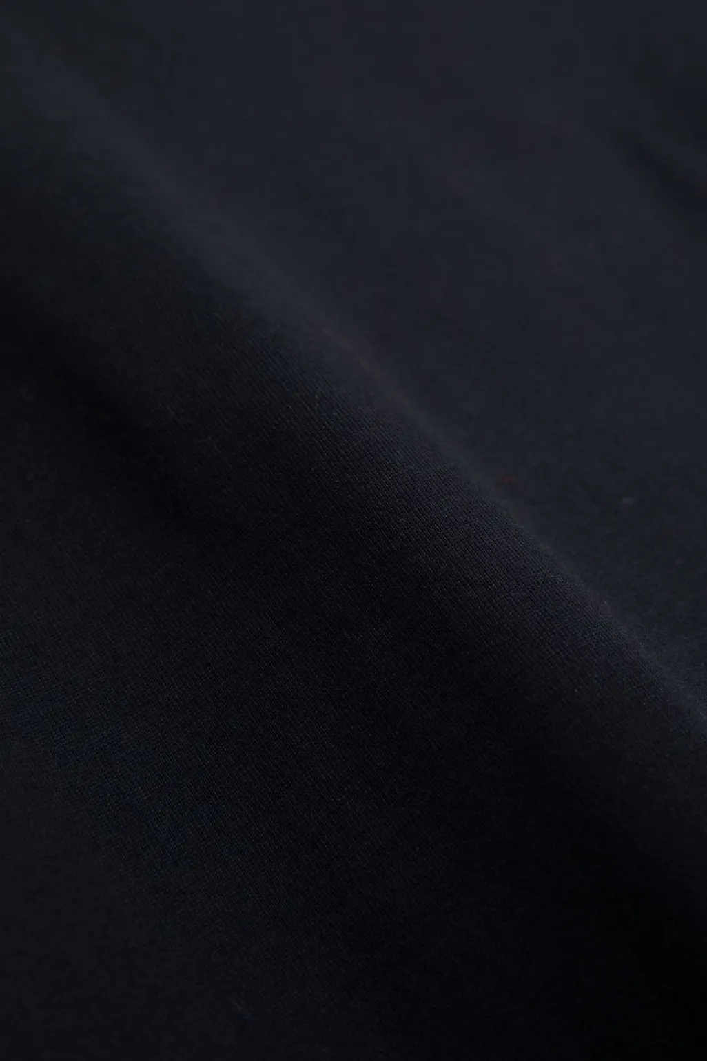 Zwart basic katoenen t-shirt