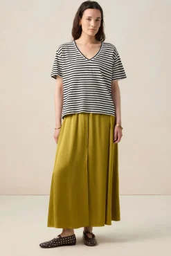 Zwart gestreept T-shirt