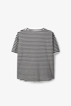 Zwart gestreept T-shirt