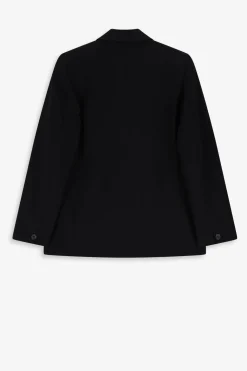 Zwarte double breasted blazer