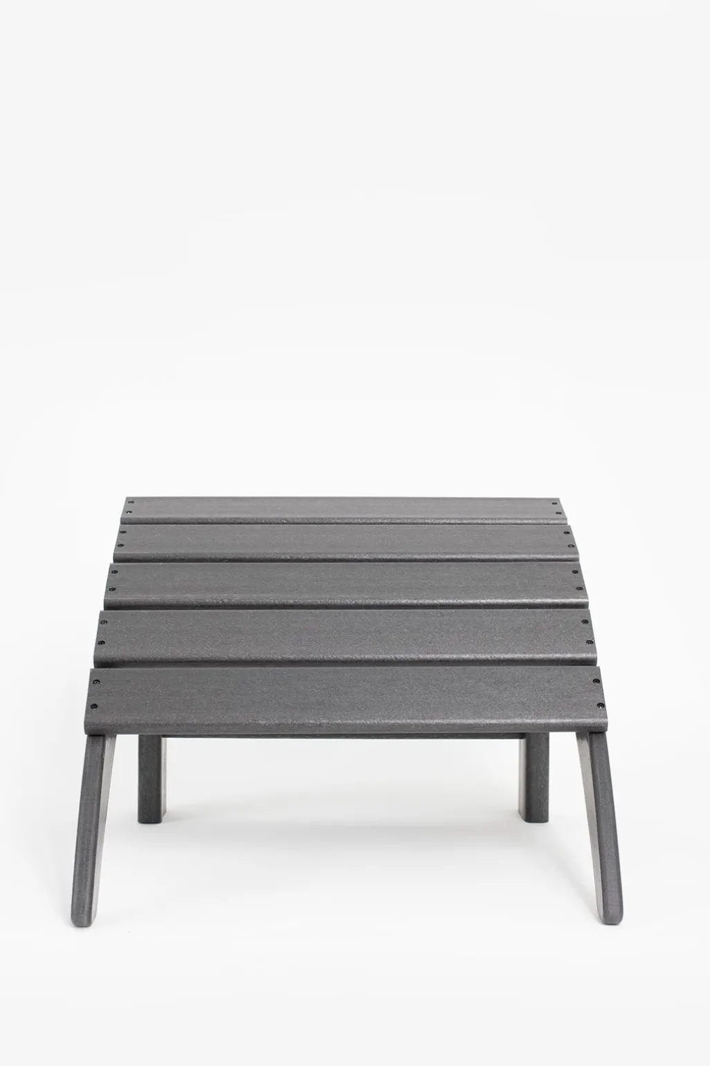 Zwarte fanback chair voetenbankje