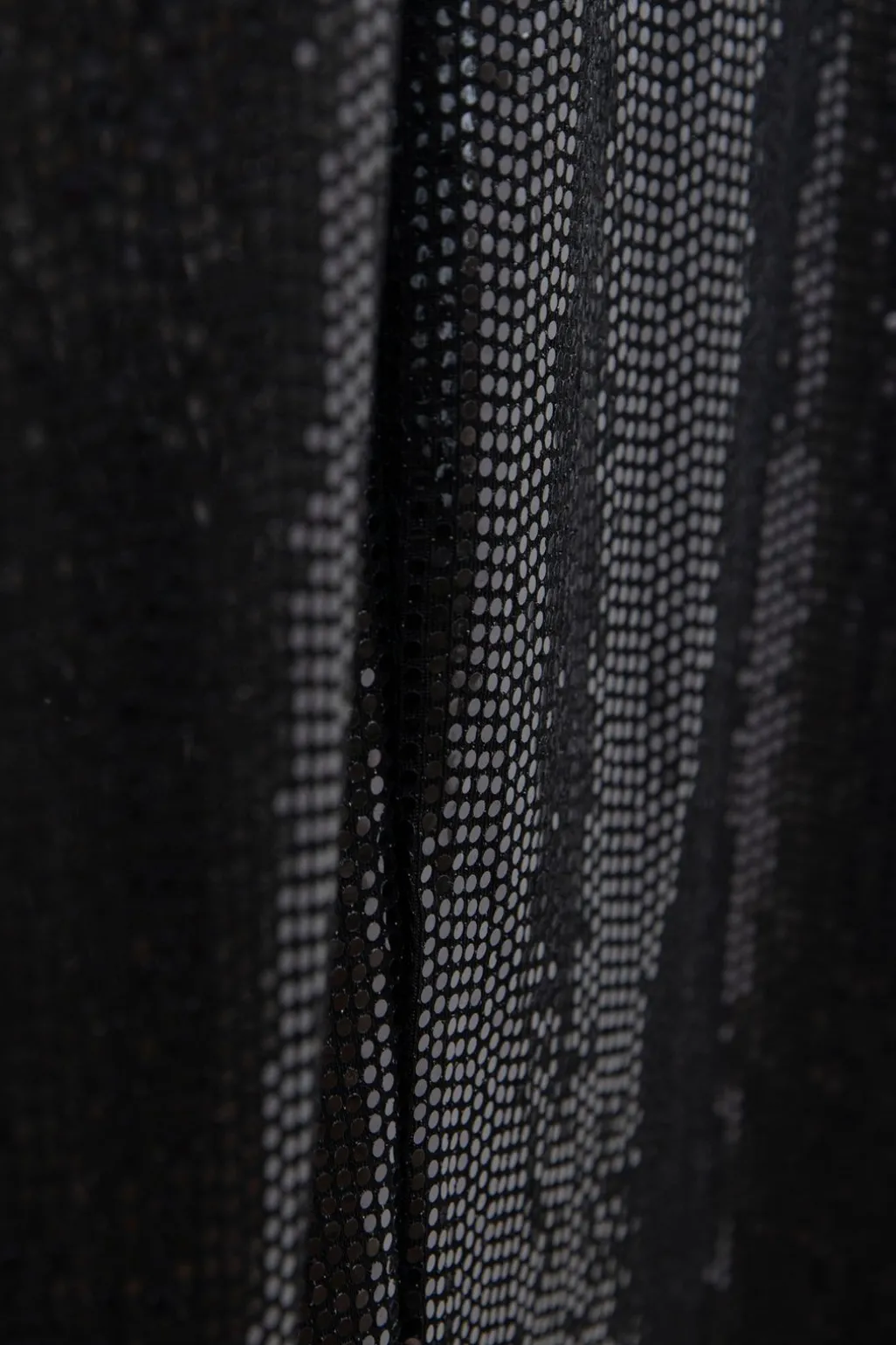 Zwarte glitterjurk met pailletten