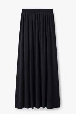 Zwarte jersey maxi rok
