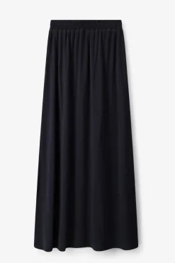 Zwarte jersey maxi rok