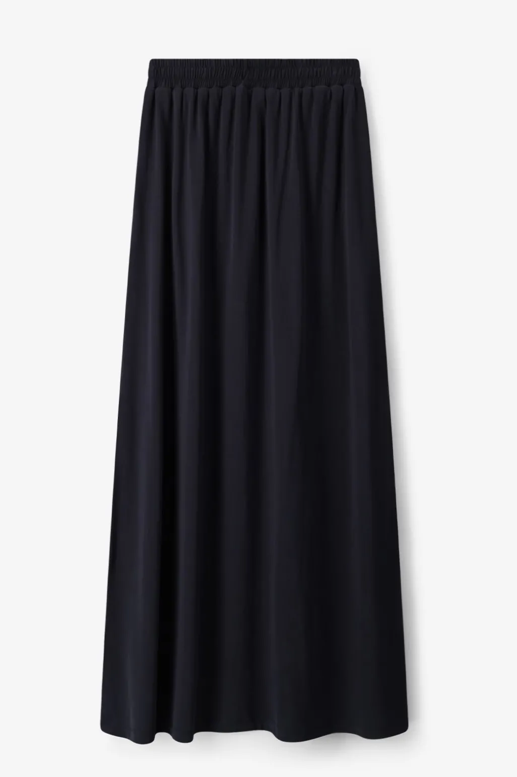 Zwarte jersey maxi rok