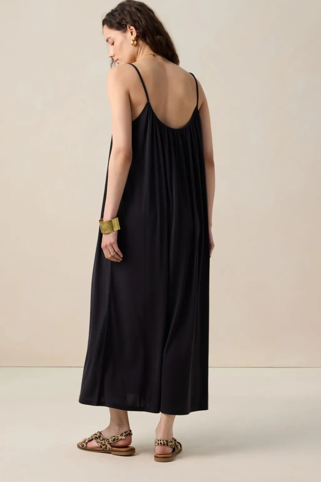 Zwarte maxi jurk