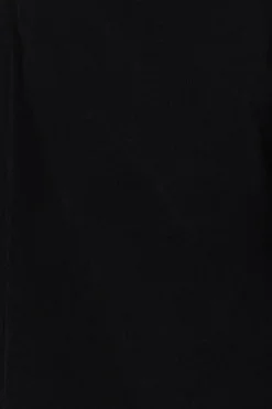 Zwarte mid waist bootcut broek met ribcord