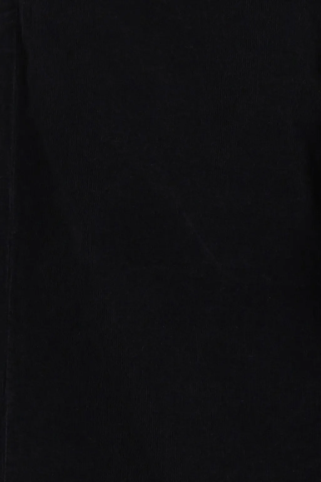 Zwarte mid waist bootcut broek met ribcord
