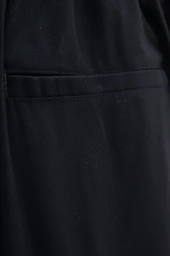 Zwarte wide leg broek
